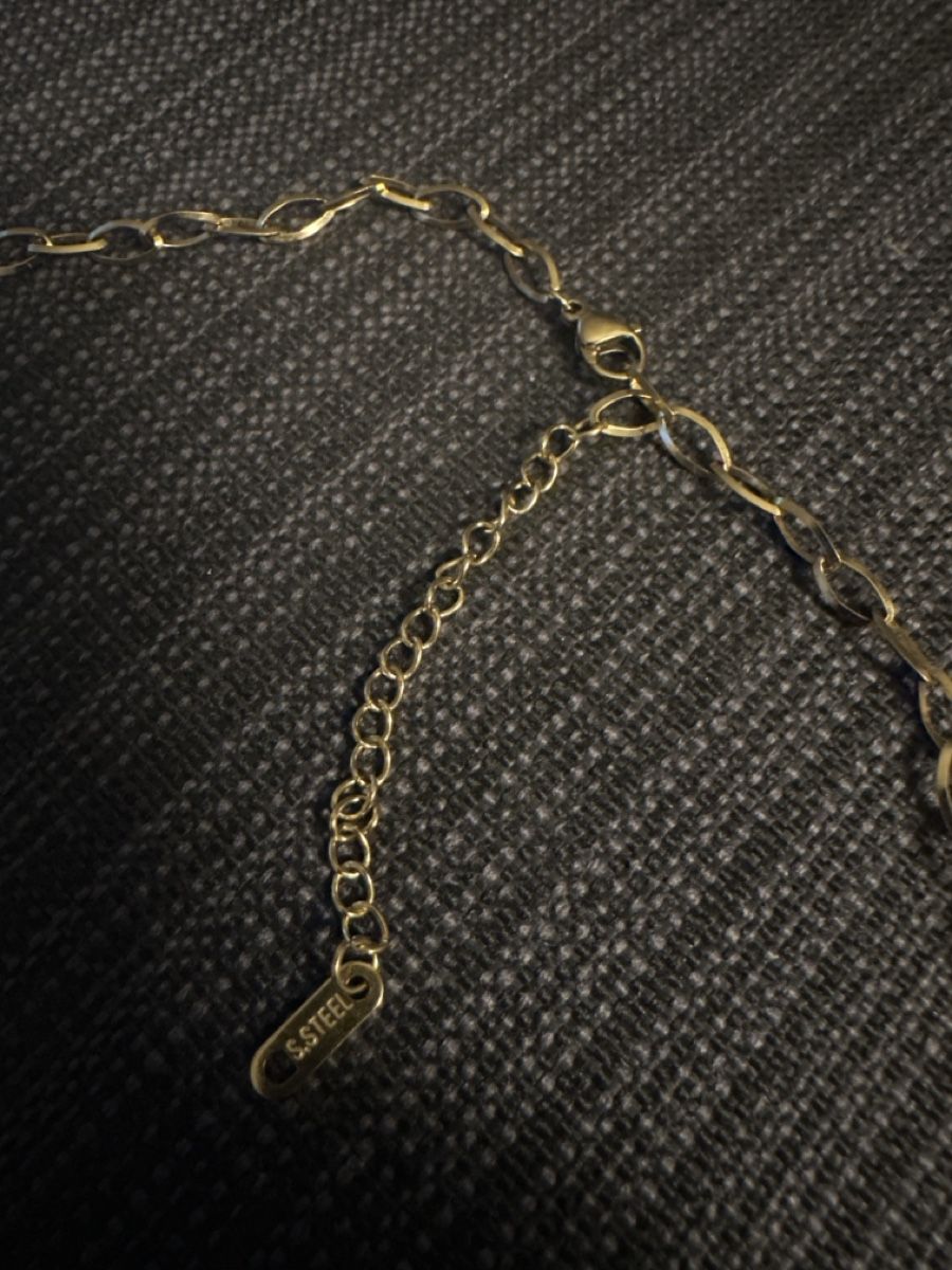 Catenine: Necklace with Coin & Stone Pendant – Usato da Bouveret venduto da dou_g8q7 3