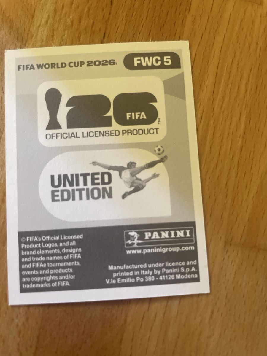Panini Carte collezionabili: Panini FWC 5 – Nuovo e nell'imballaggio originale da Bubendorf venduto da ale_6fxg 1