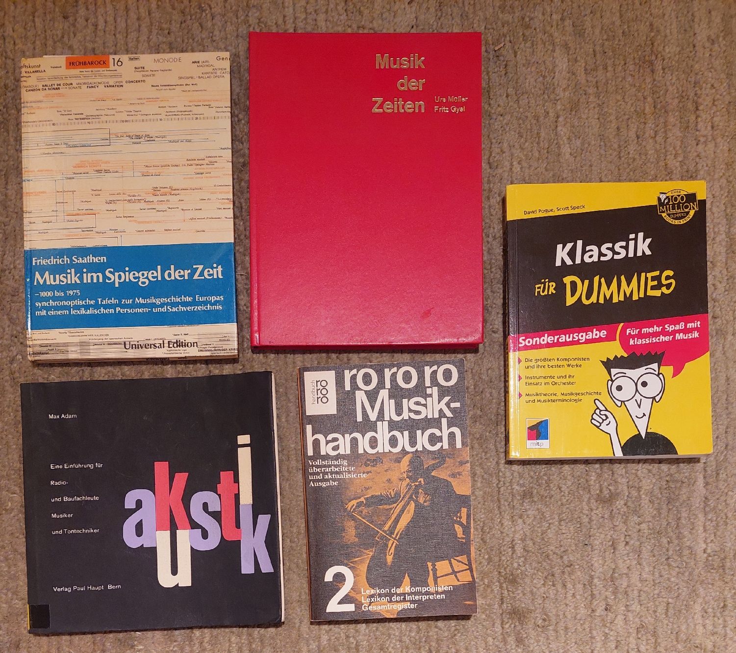 Libri: 12 Bücher über Musik, Technik, Violine etc... – Usato da Zürich venduto da Cortin 1