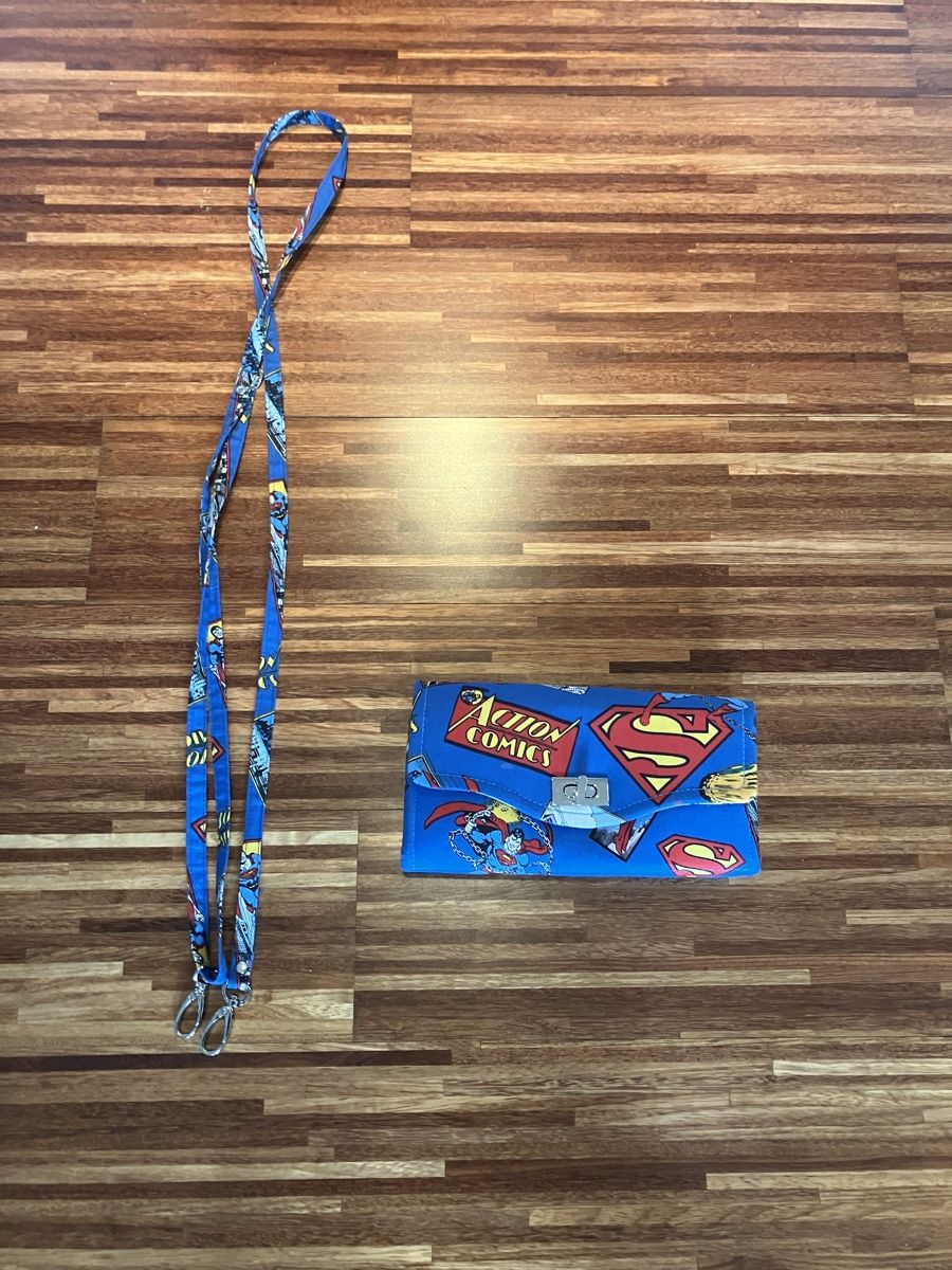 Borse da donna: Superman Comic Handtasche Clutch Unikat – Usato da Winkel venduto da Studi66 2