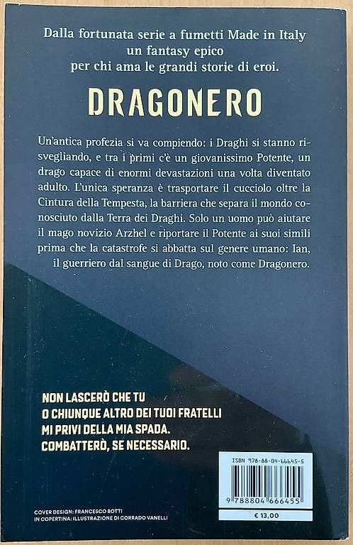Libri: Libro fantasy "Dragonero: Il risveglio del Potente" – Usato da Gordola venduto da lar_x2p9 1