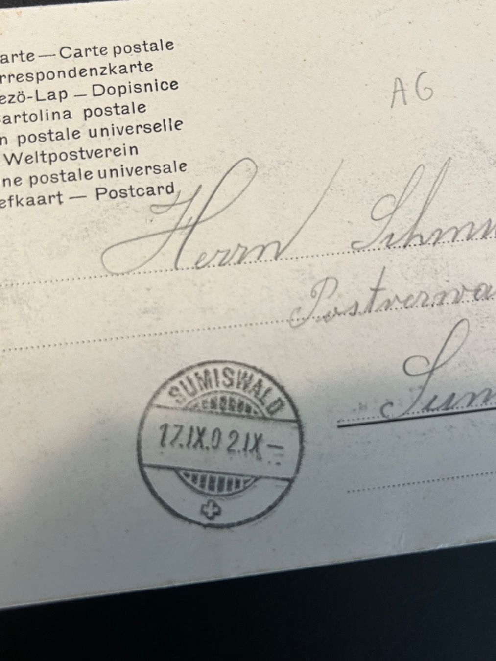 Cartes postales: Ansichtskarte/Postkarte von 1902 Aarau.Feldpost.. – D'occasion à Bern par Ricehportsatakard 5