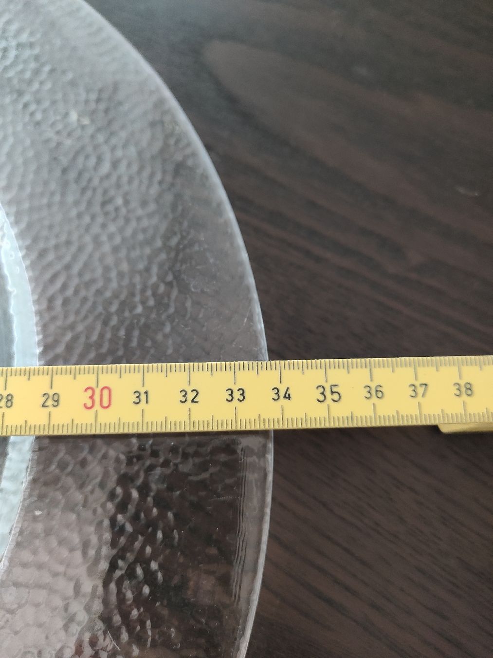 Piatti di portata: Tischset Glas 34cm Durchmesser – Usato da Olten venduto da Bosko2k 2