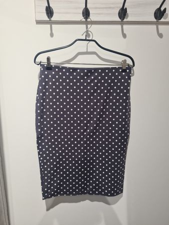 Marc Cain Rock, Gr. N4, Grau mit Punkten, Top Zustand!