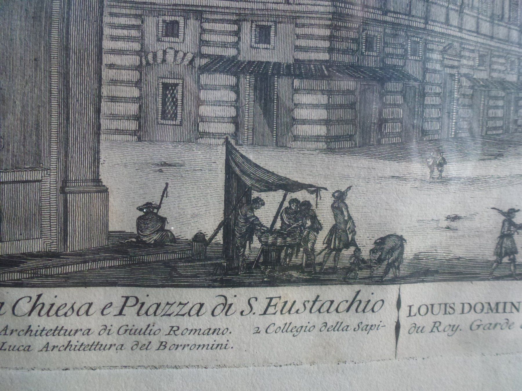 Cartes postales: Bild ++ Veduta della Chiesa e Piazza di S. Eustachio a Roma, – D'occasion à Walkringen par Casablanca777 7