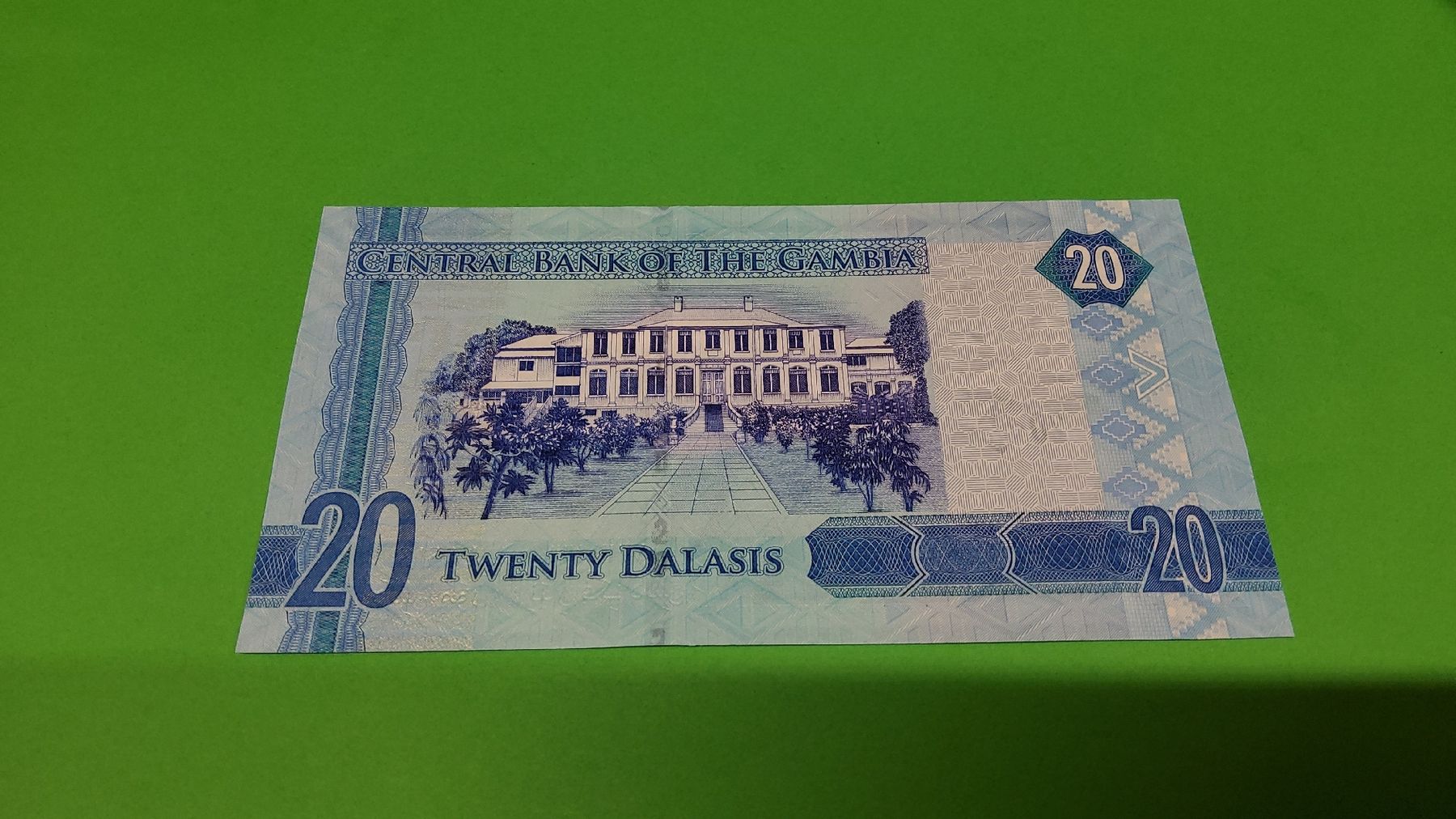 Banknoten: Gambia 20 Dalasis Banknote, unzirkuliert, Top – Neu und originalverpackt aus Herisau von Nluanalucas 1