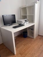 Büromöbel Set weiss Regal und Tisch guter Zustand