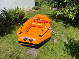 Riverrafting Boot Sioux Adventurer mit 4 Paddel