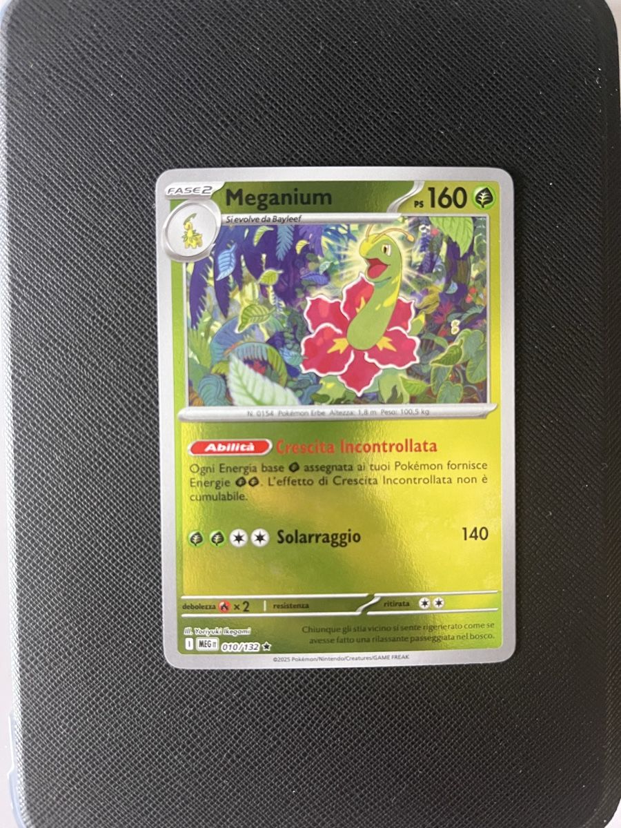 Pokémon Carte collezionabili: Meganium Mega Evolution – Usato da Massagno venduto da Pkmn93