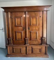 Schrank antik massiv Holzschrank Kleiderschrank