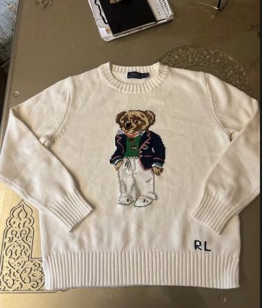 Ralph Lauren Bear Strickpullover Gr. M