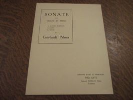 Courtlandt Palmer: Sonate pour violon et piano