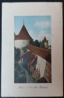 Antike Ansichtskarte "Zug - Vor den Mauern", gelaufen 1909
