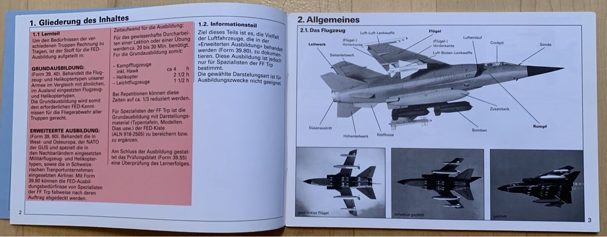 Libri: Formular 39.40d Flugzeugerkennung Grundausbildung – Nuovo (secondo la descrizione) da Goldingen venduto da Bergler012 2