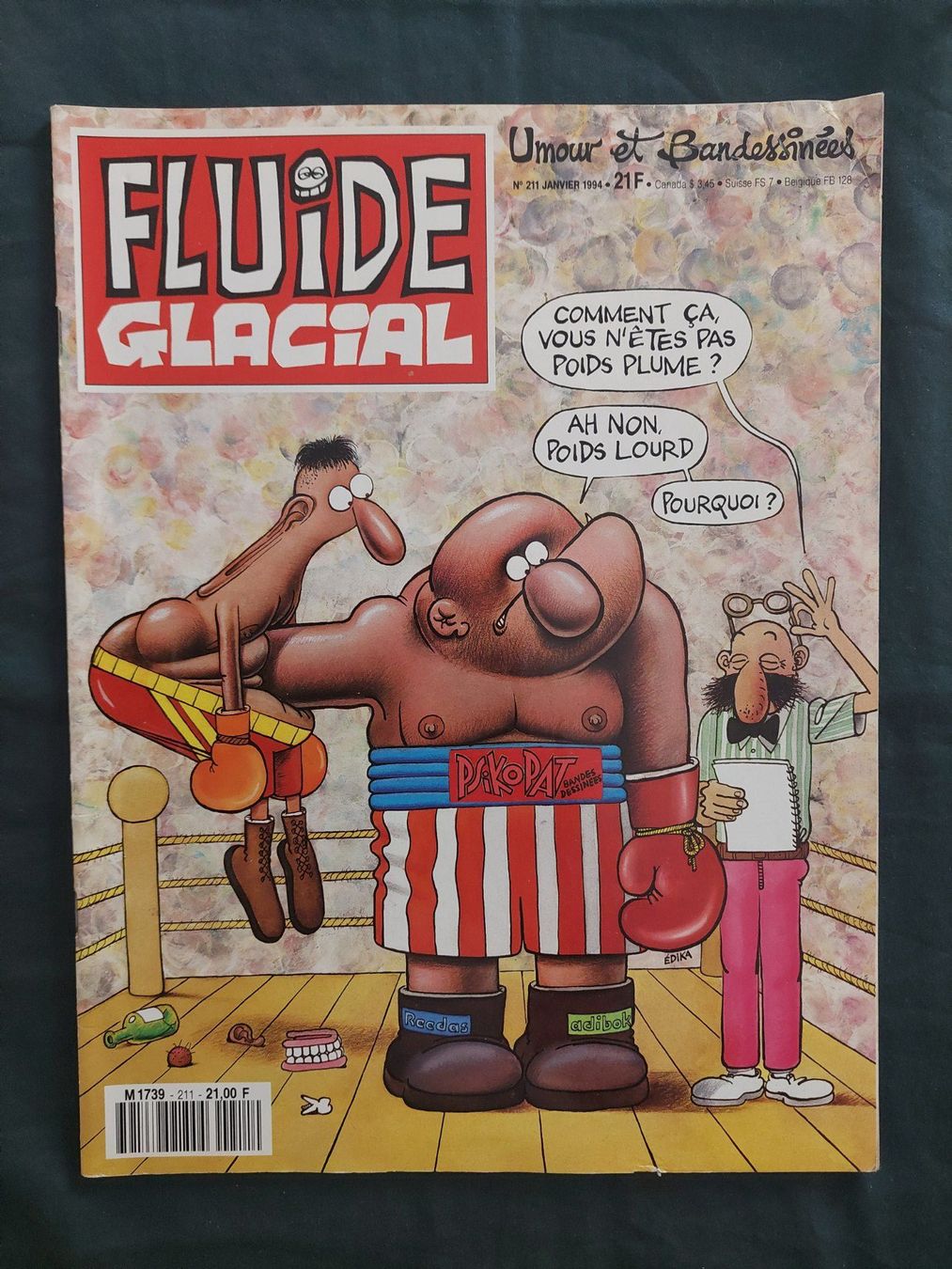 Fumetti: Fluide Glacial No 211 Janv. 1994 TBE – Usato da Genève venduto da Blu_BD