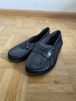 Schwarze Penny Loafer