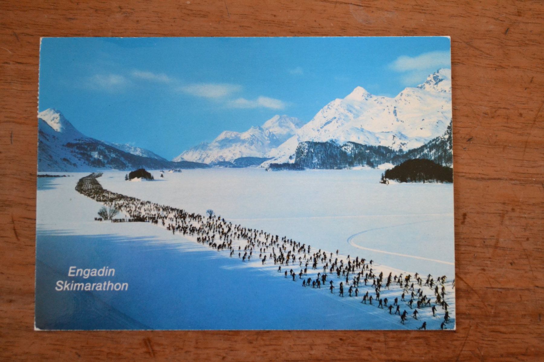 Cartoline postali: AK Engadiner Skimarathon GR – Usato da Beinwil am See venduto da kajak55