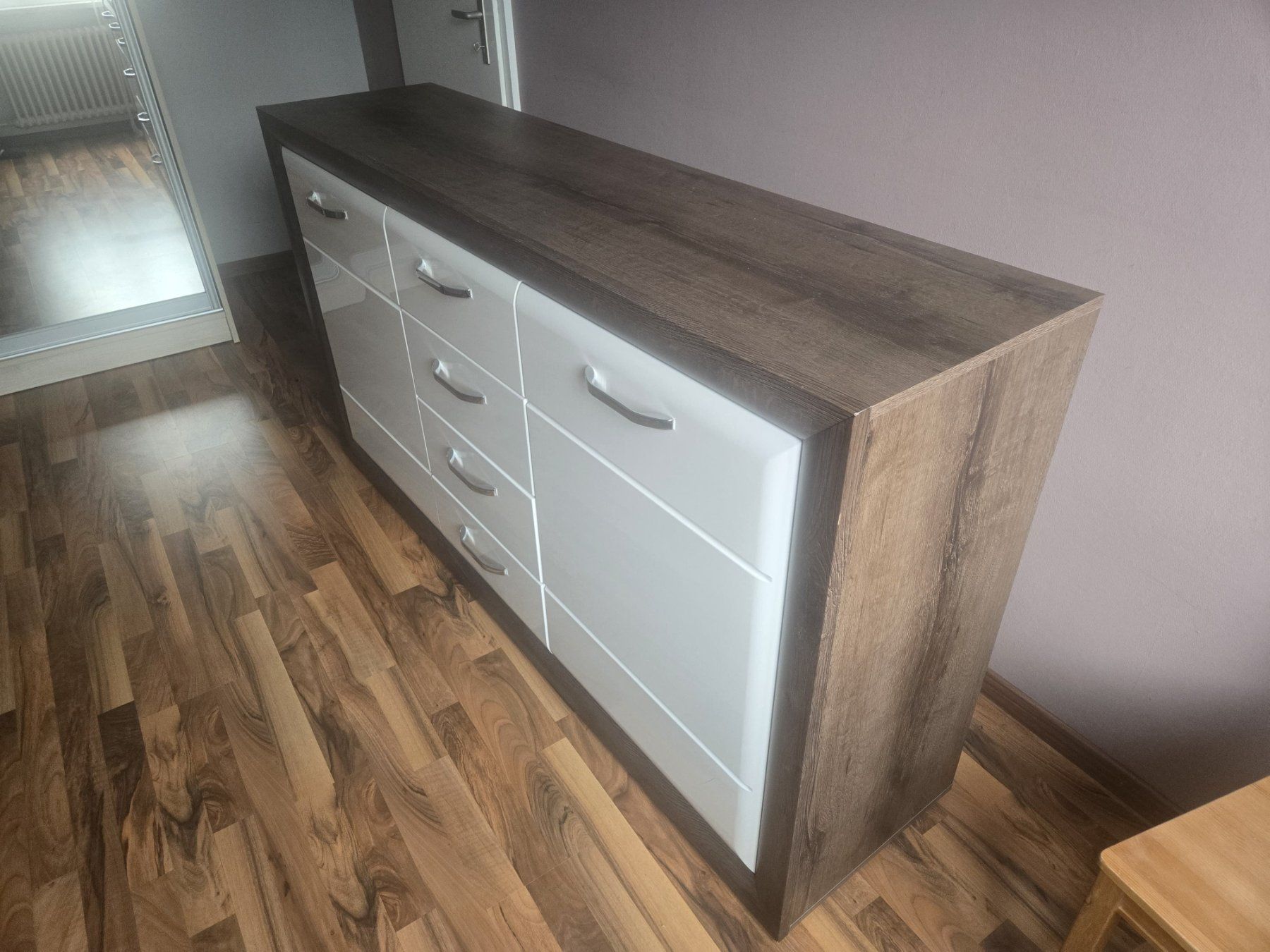 Kommoden: Kommode dunkles Holz weiss Front – Gebraucht aus Münchwilen TG von Rick980 2