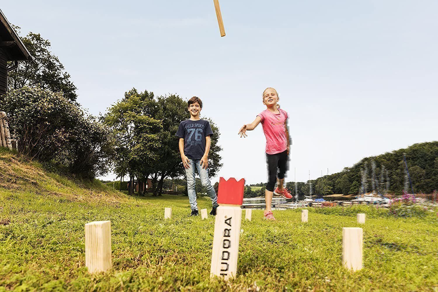 Hudora Giocattoli: KUBB Wikingerspiel Hudora 76459 – Nuovo e nell'imballaggio originale da Beckenried venduto da angel-mountain 3