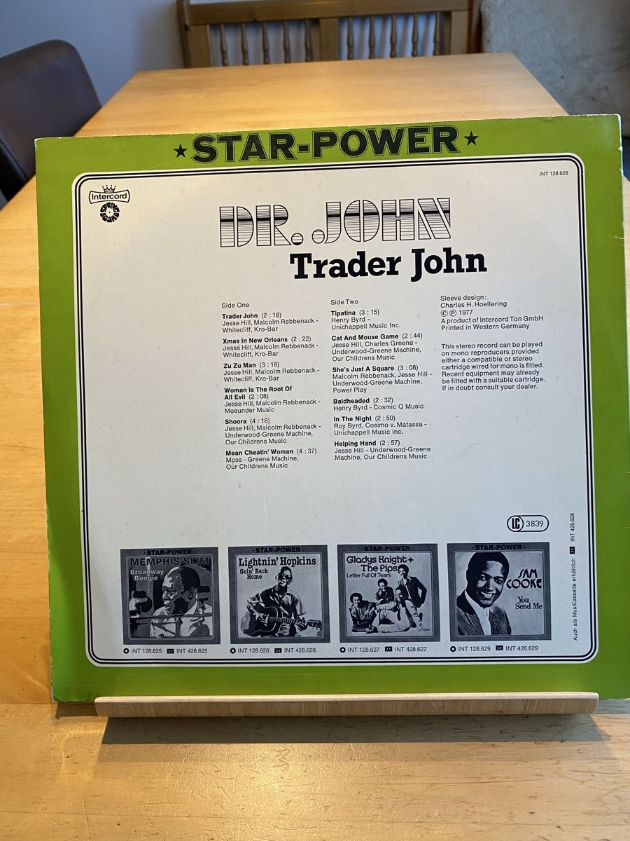 Vinyles: Dr. John Trader John has 1977 – D'occasion à Zürich par markus234 1