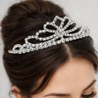 Diadem Tiara Haarreif Kristall Strass 9