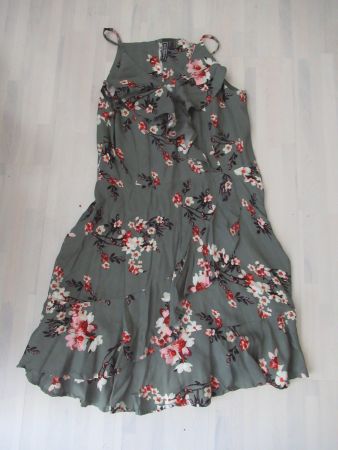Bonprix Rainbow Sommerkleid mit Blumenmuster, Grösse 38