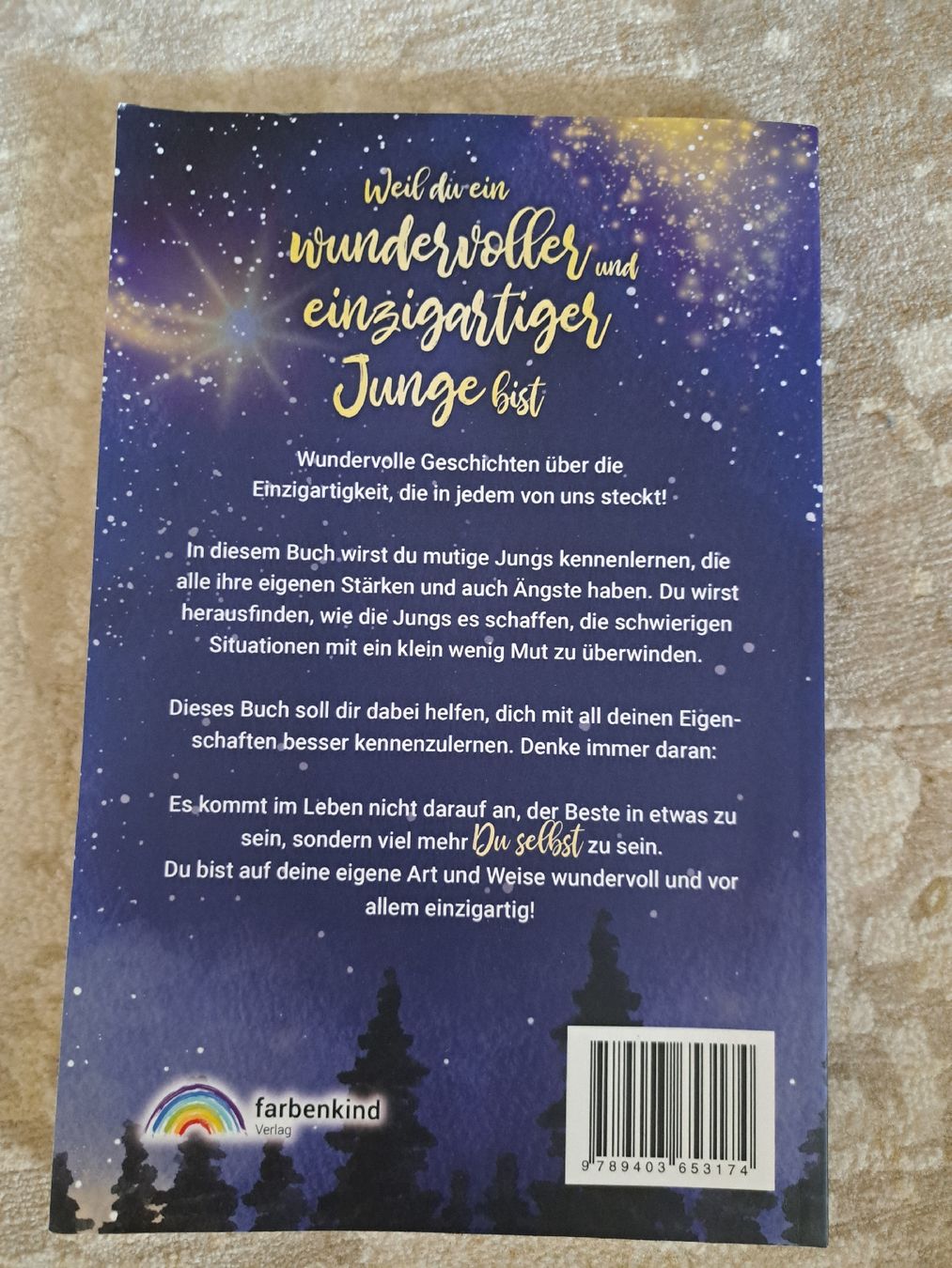 Libri: Buch "Weil du ein wundervoller und einzigartiger Junge bist" – Nuovo (secondo la descrizione) da Solothurn venduto da mar_zmy8 1