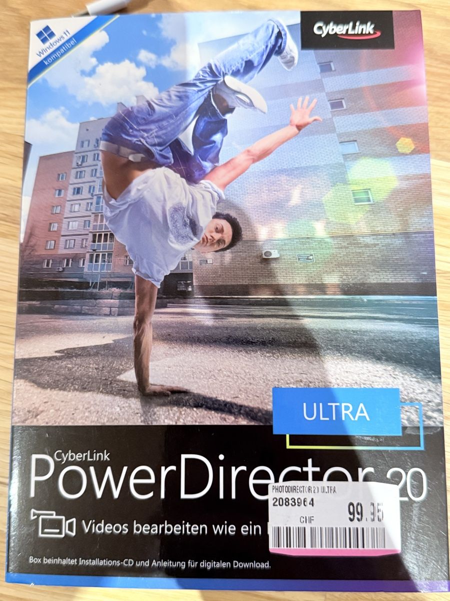 Software: Cyberlink PowerDirector 20 Ultra – Nuovo e nell'imballaggio originale da Affoltern BE venduto da _Kaeser_