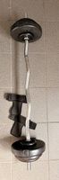 Bilanciere asta/barra SZ totale 33kg con guanti