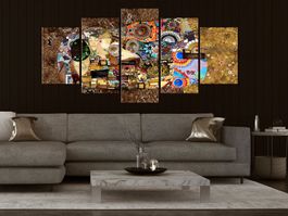 XXL Wandbild 200x 100 cm NEU Gustav Klimt Motiv Bunt 🐦‍🔥