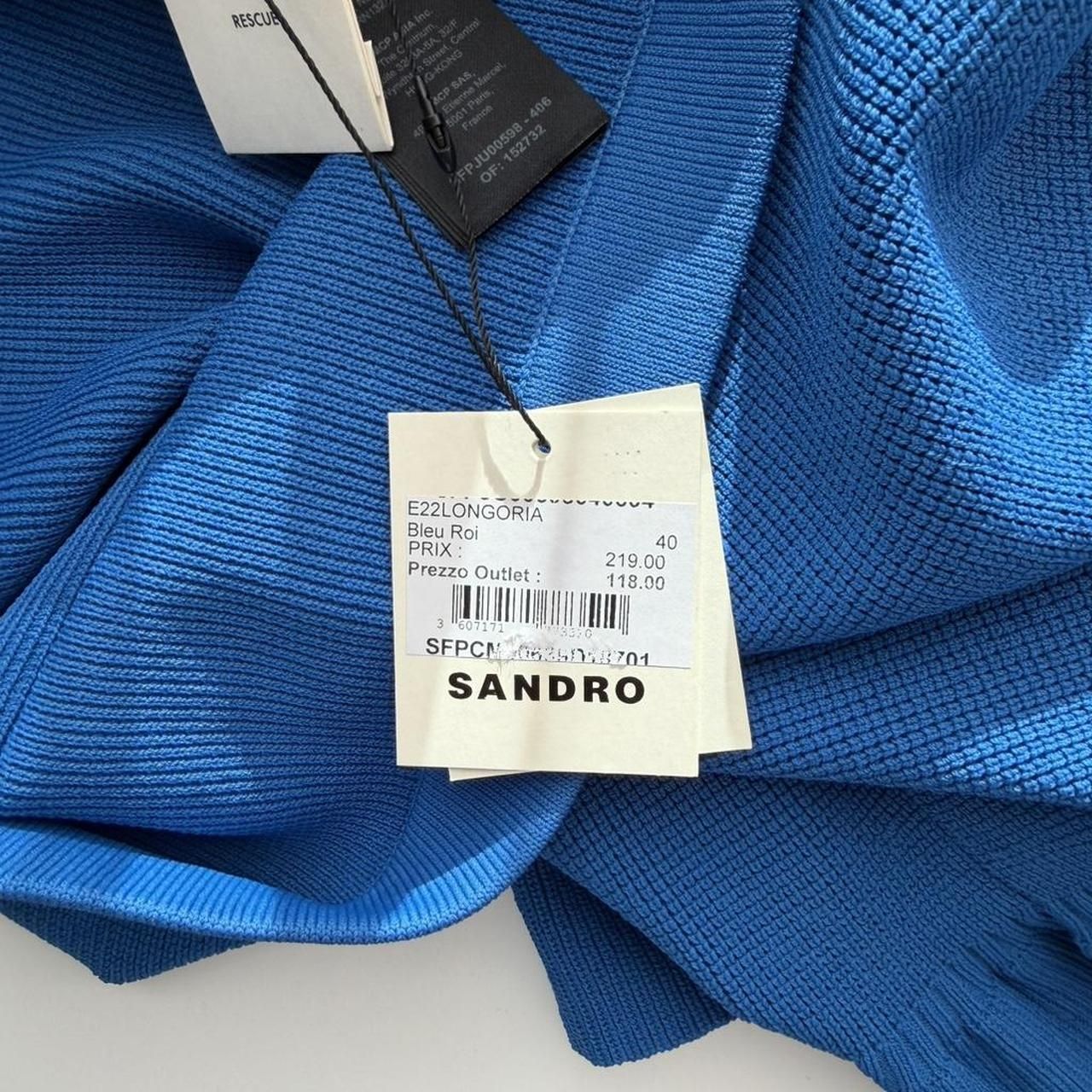 Sandro Gonne: Sandro StrickrockKönigsblau, Volant – Nuovo (secondo la descrizione) da Emmen venduto da mak31 3