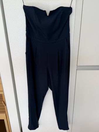 Schicker, blauer Jumpsuit von Esprit, Grösse 40, neuwertig