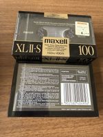 3x Maxell XLII-S 100 - High Bias Type II - NOS - Factory Sea