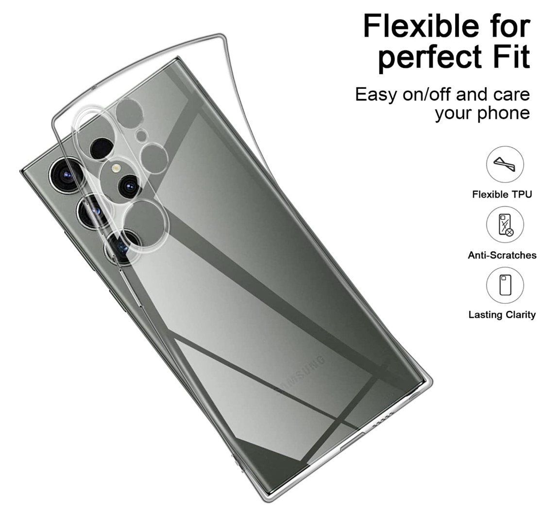 Cover & Protezioni schermo: Galaxy S23 Ultra Liquid Silicone Case Hülle Clear – Nuovo e nell'imballaggio originale da Rorschacherberg venduto da elektrofreak 4