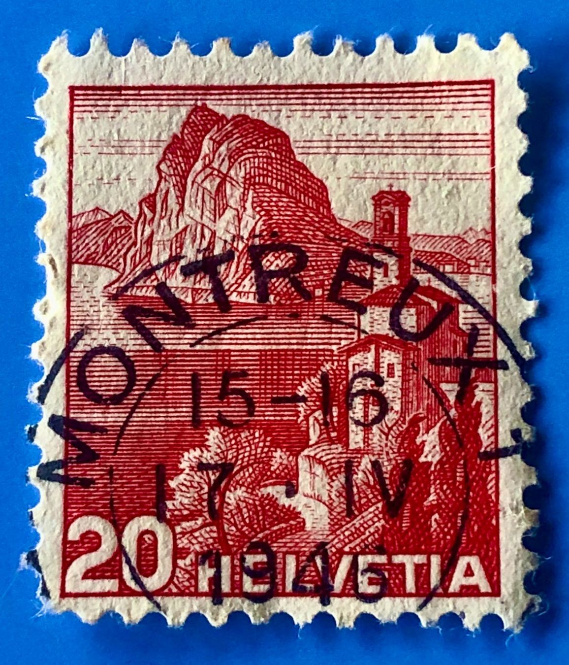 Tutti i francobolli: Nr.215 Landschaftsbilder Stempel   – Usato da Aarau venduto da Billa007