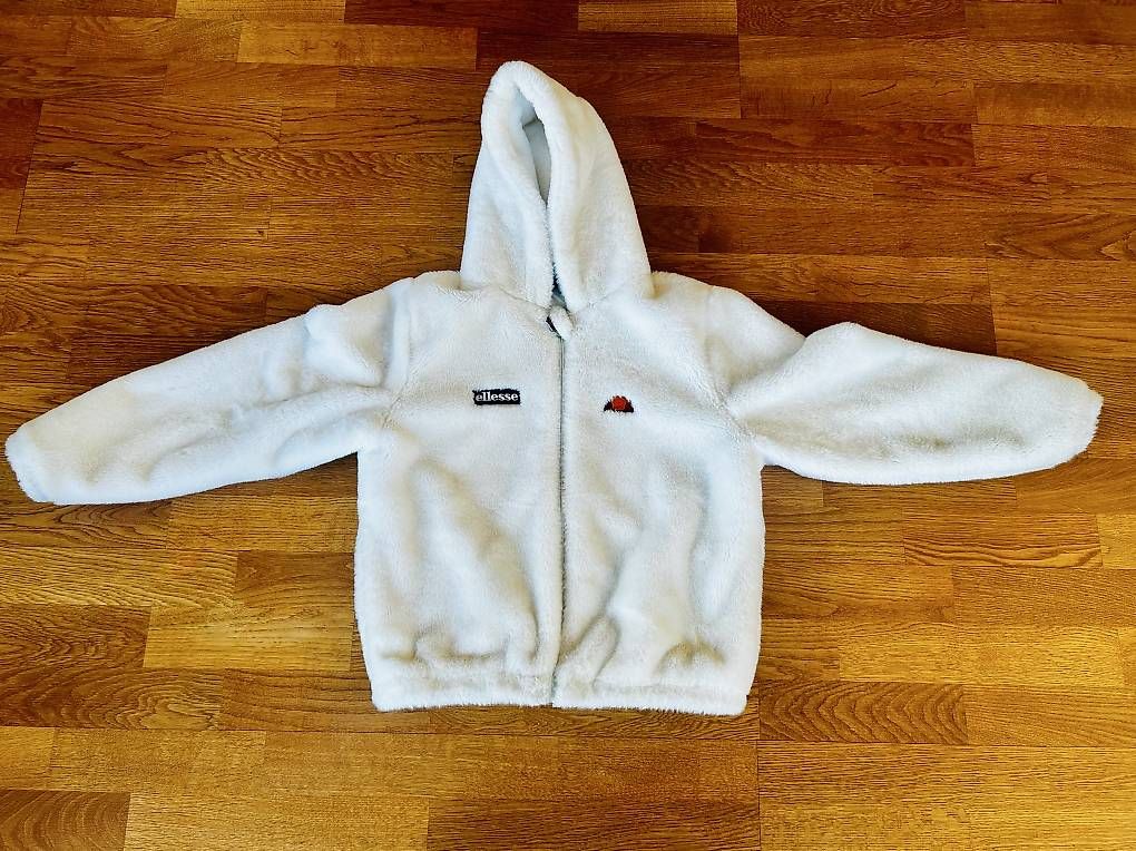 Maglioni & Felpe: ELLESSE Kapuzpullover Fleece White 152-158 – Usato da Seuzach venduto da Infernodog