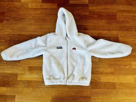 ELLESSE Kapuzpullover Fleece White 152-158