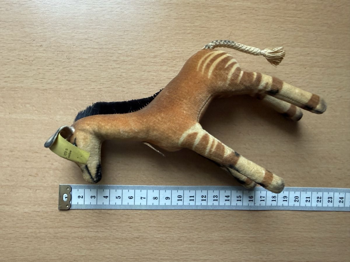 Steiff Spielzeuge: Vintage Steiff Plüschtier – Okapi – Gebraucht aus Lamone von LaCantinaMagica 4