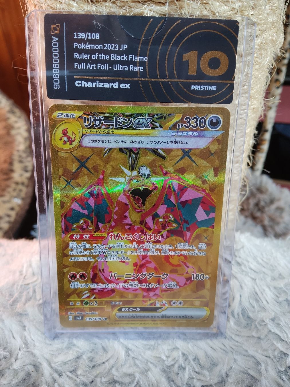 Pokémon Carte collezionabili: Charizard EX UR 139/108 SV3 AIGrading 10 GOLD PRISTINE – Nuovo (secondo la descrizione) da Vezio venduto da 41181