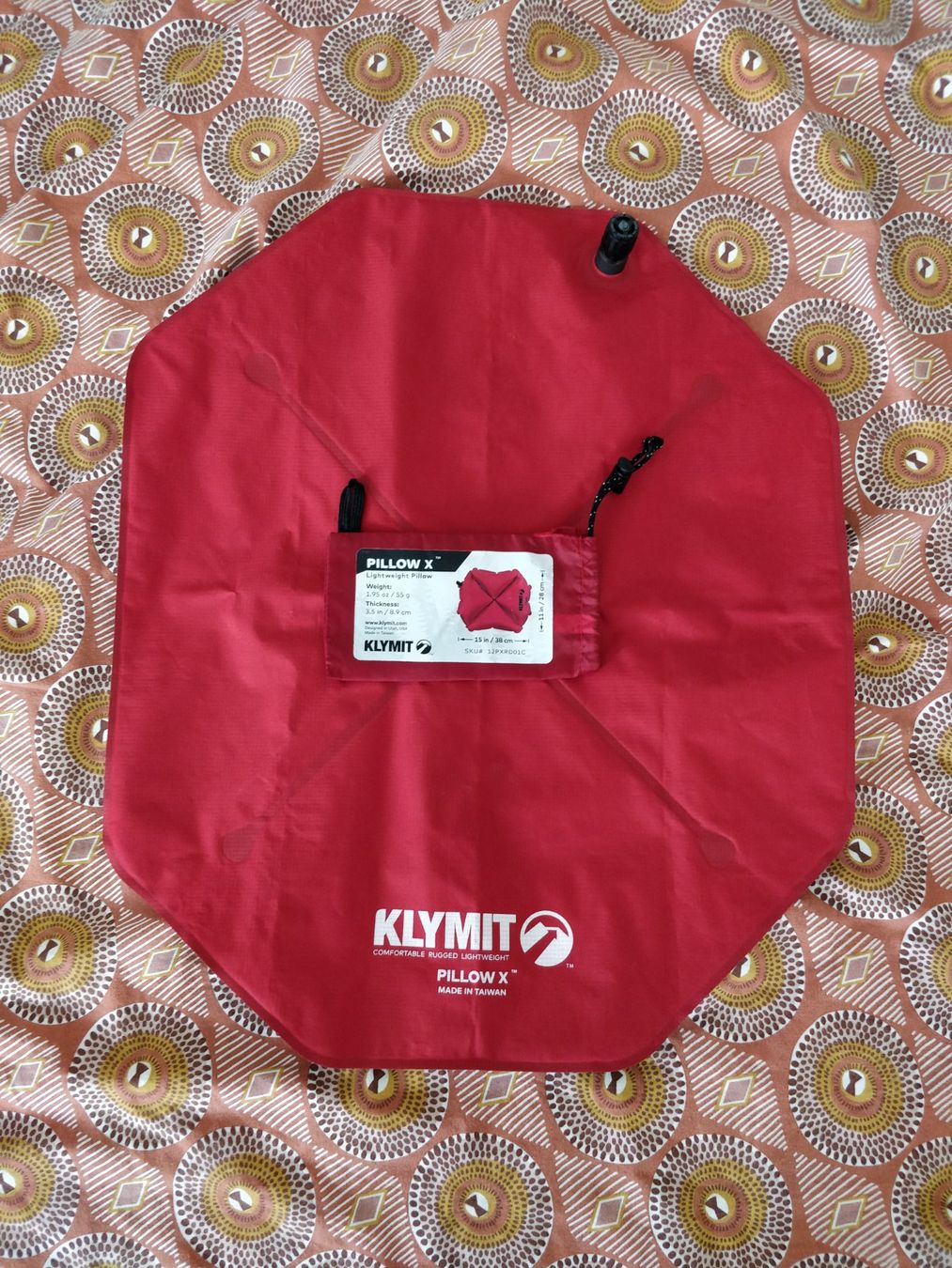 Cuscini: Klymit Pillow X Coussin Léger Gonflable Rouge – Usato da Genève venduto da Dav_ 3