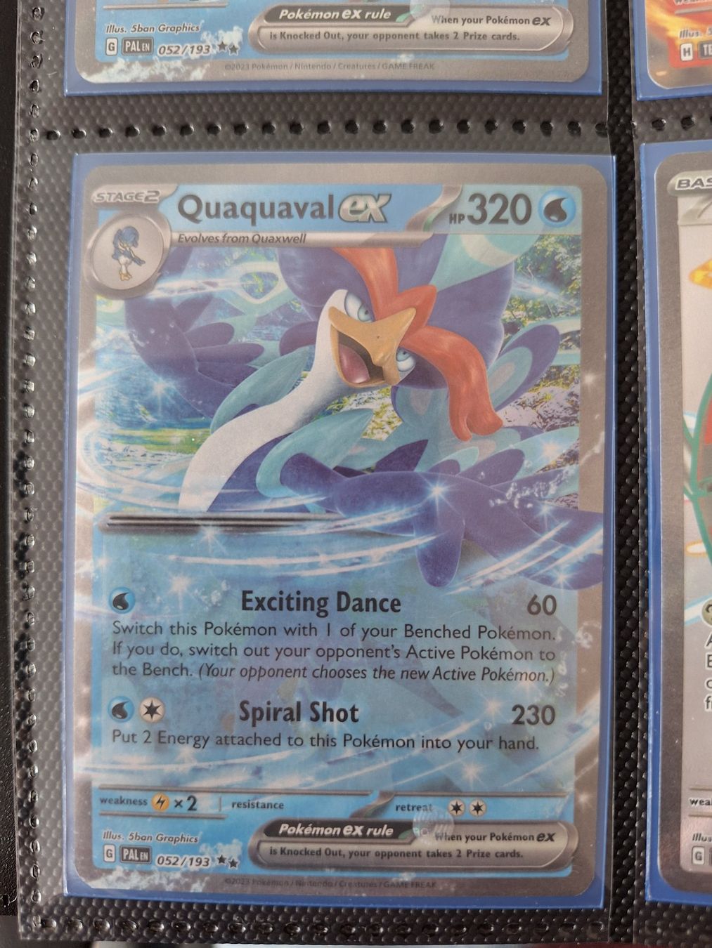 Pokémon Carte collezionabili: Quaquaval ex – Usato da Altstätten SG venduto da GGsGameshop