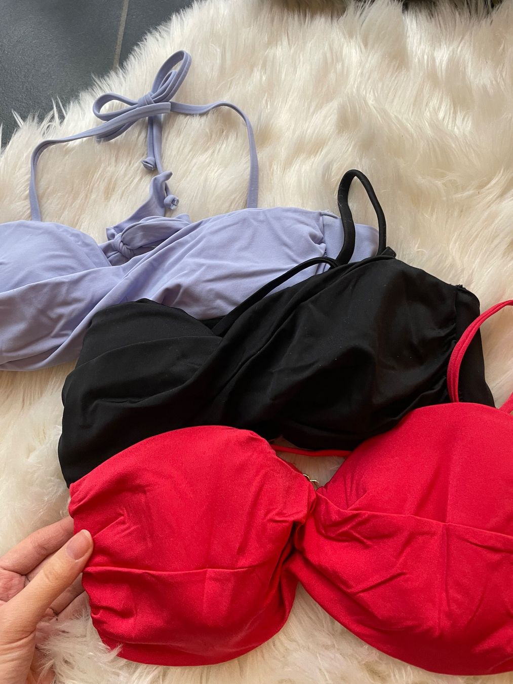 Costumi da bagno & Bikini: Sommer Bikini Set, drei Oberteile, versch. Farben – Nuovo (secondo la descrizione) da Dübendorf venduto da ja-m 4