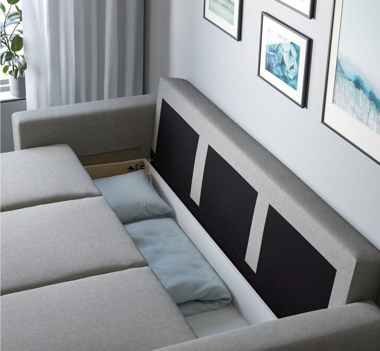 Ikea Divani: IKEA BÅRSLÖV Bettsofa / Sofa bed, beige-grau – Usato da Zürich venduto da div_s98n 7