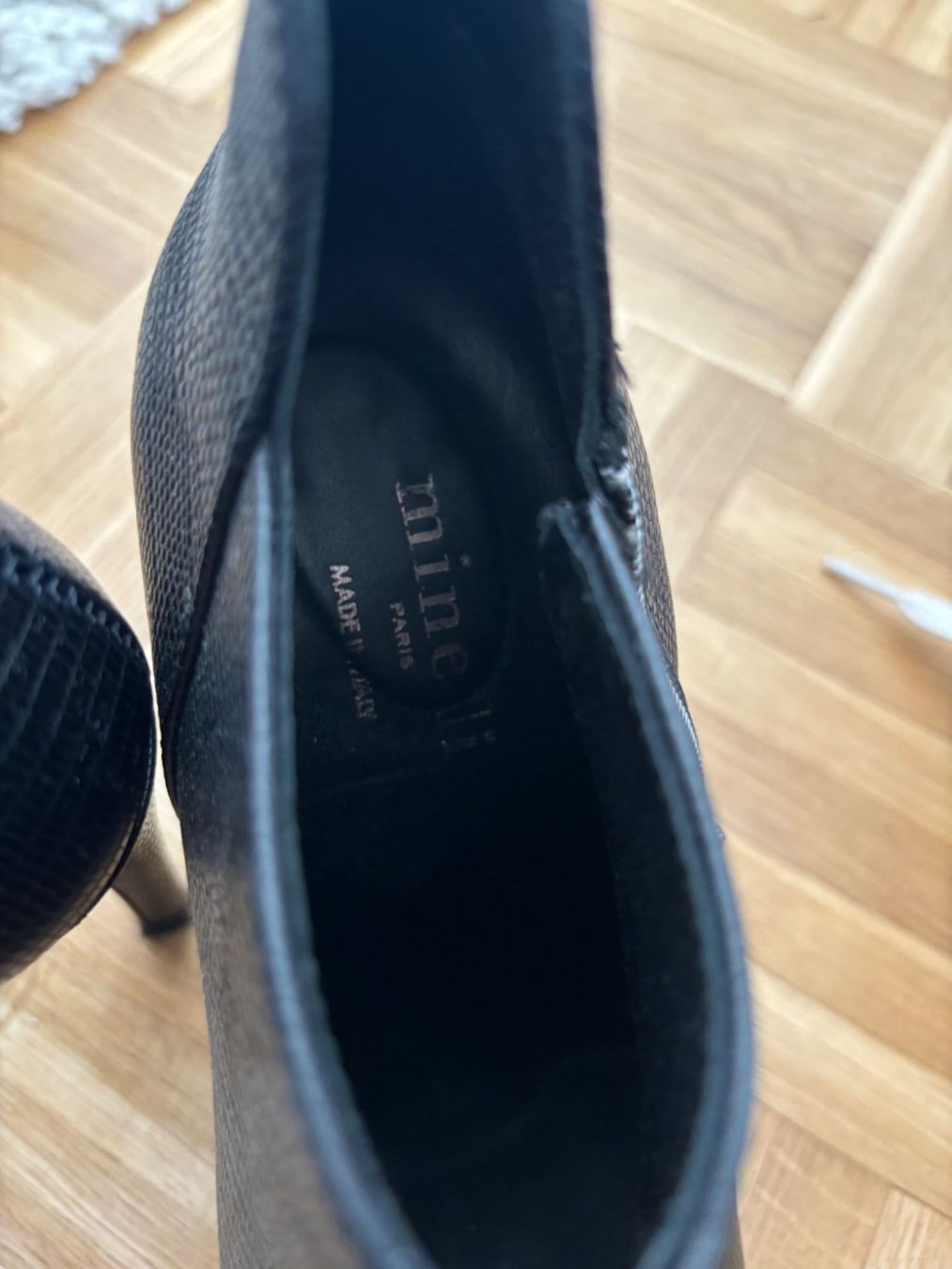 Scarpe da donna: Bottines noires élégantes à talons hauts - Minelli – Nuovo (secondo la descrizione) da Genève venduto da bha_jcf5 3