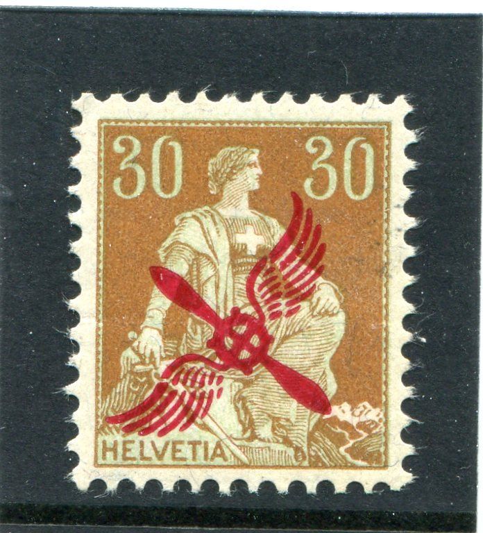 Tutti i francobolli: 1919 Flugpost Nr. 1 postfrisch – Usato da Winterthur venduto da Kyoung