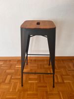 Barhocker aus Metall und Holz, Vintage Look, Top Zustand