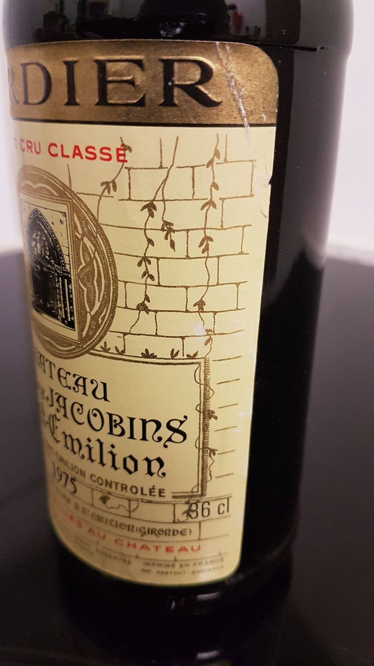 Vino: Chateau Clos des Jacobins 1975   36 cl. – Nuovo (secondo la descrizione) da Grenchen venduto da poggione 4