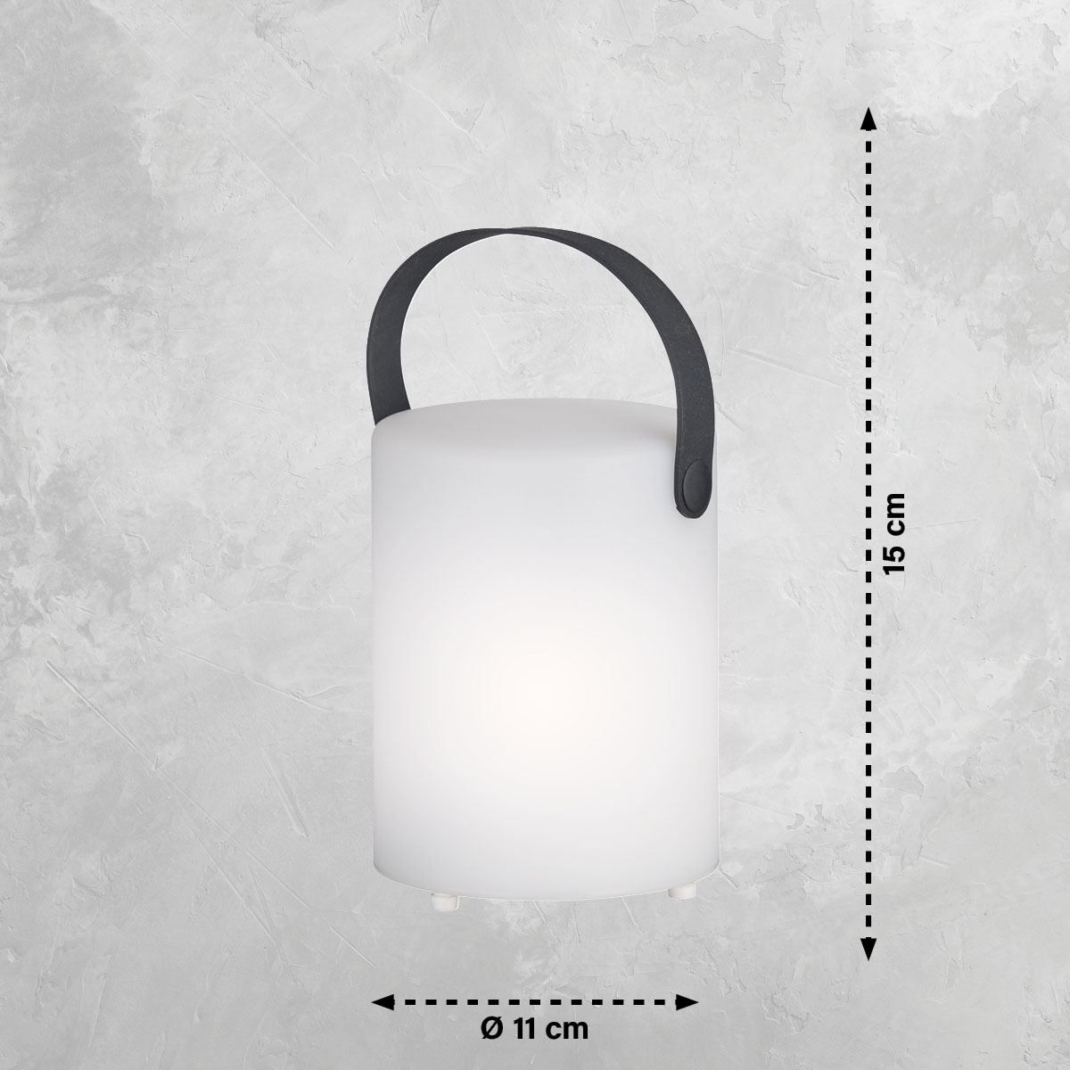 Lampade: LED Aussen Tischleuchte, 15 cm Höhe – Nuovo (secondo la descrizione) da Kreuzlingen venduto da Smart-Light 2