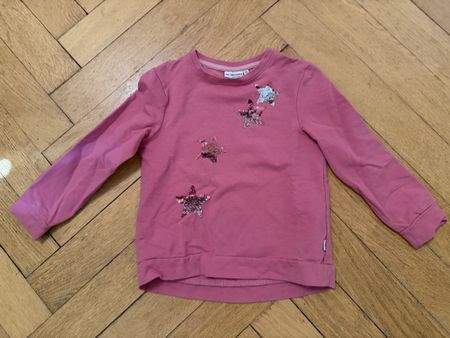Pullover rosa Grösse 116 mit Sternen gebraucht
