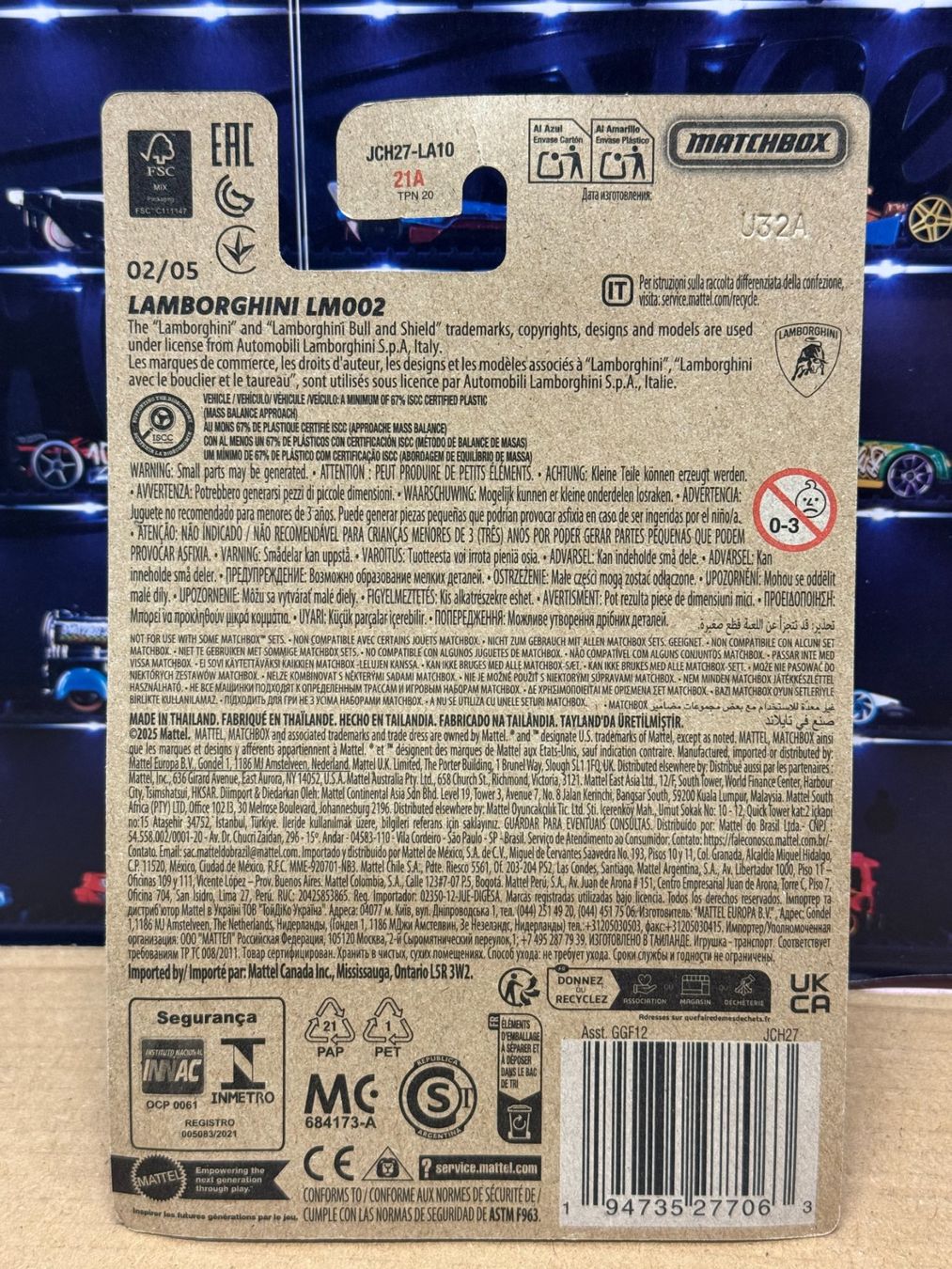 Matchbox Modellini d'auto: Matchbox Lamborghini LM002 02/05 – Nuovo e nell'imballaggio originale da Jona venduto da Macf 1